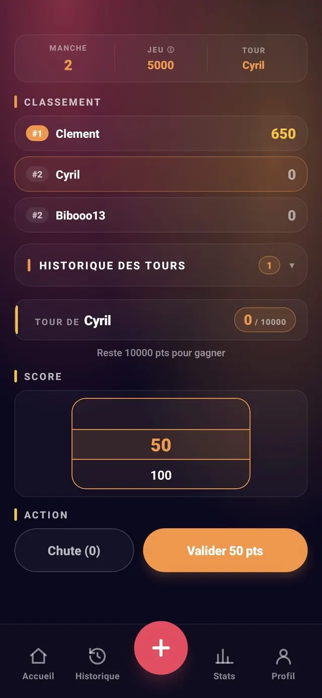 ScoreCrew — 5000 — préparer le tour