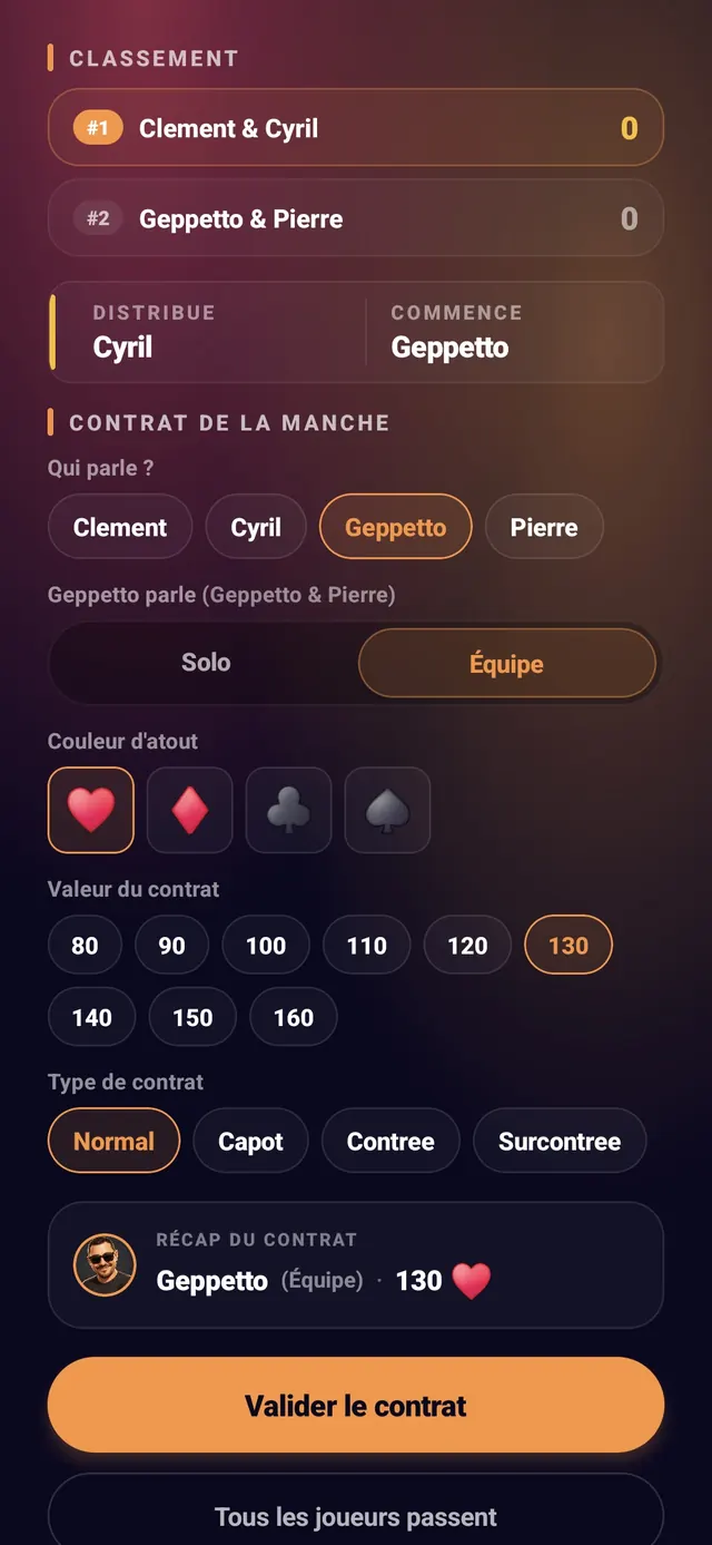 ScoreCrew — contrée — étape 2 (récap du contrat)