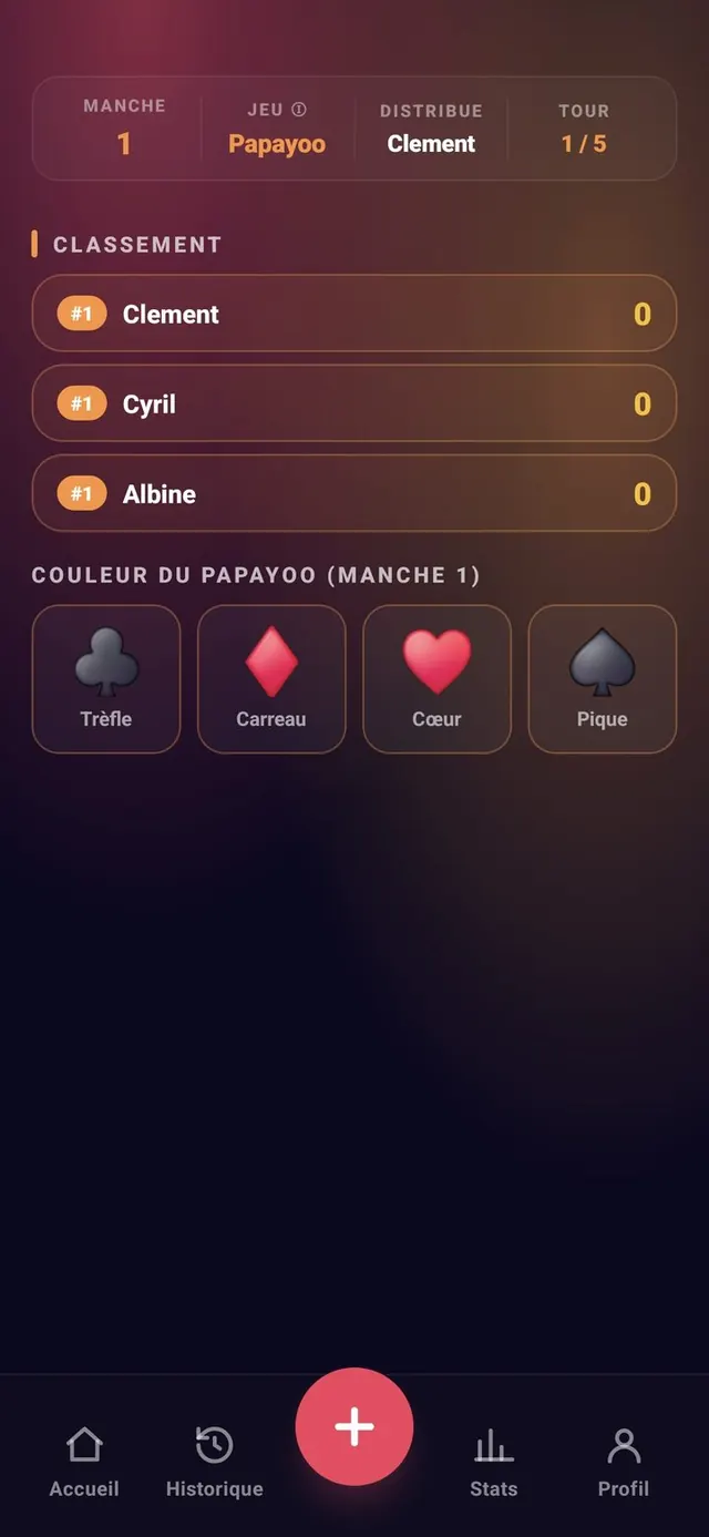 ScoreCrew — Papayoo — couleur du Papayoo (1/2)