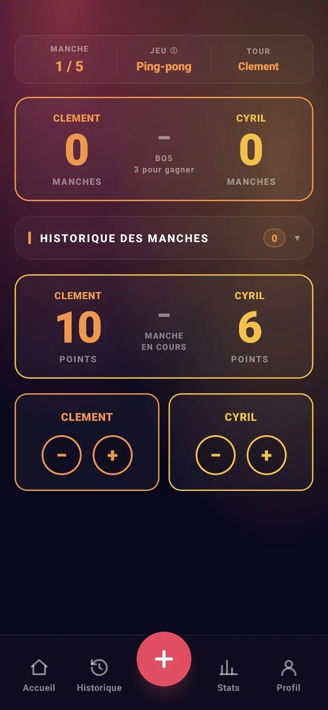 ScoreCrew — ping-pong — préparer la manche (3/3)