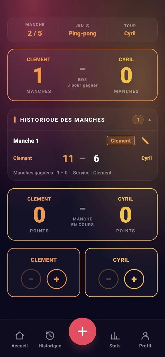 ScoreCrew — ping-pong — édition d'une manche (1/2)