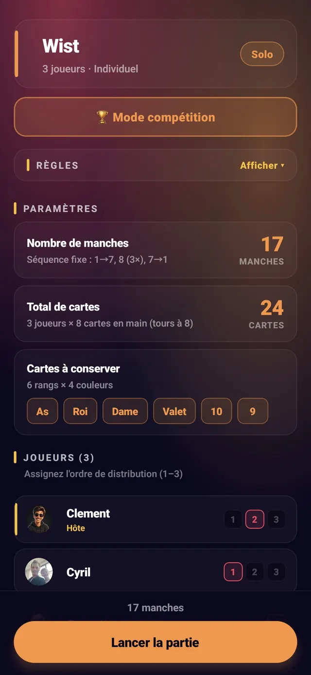 ScoreCrew — wist — étape 1 (joueurs et ordre assignés)